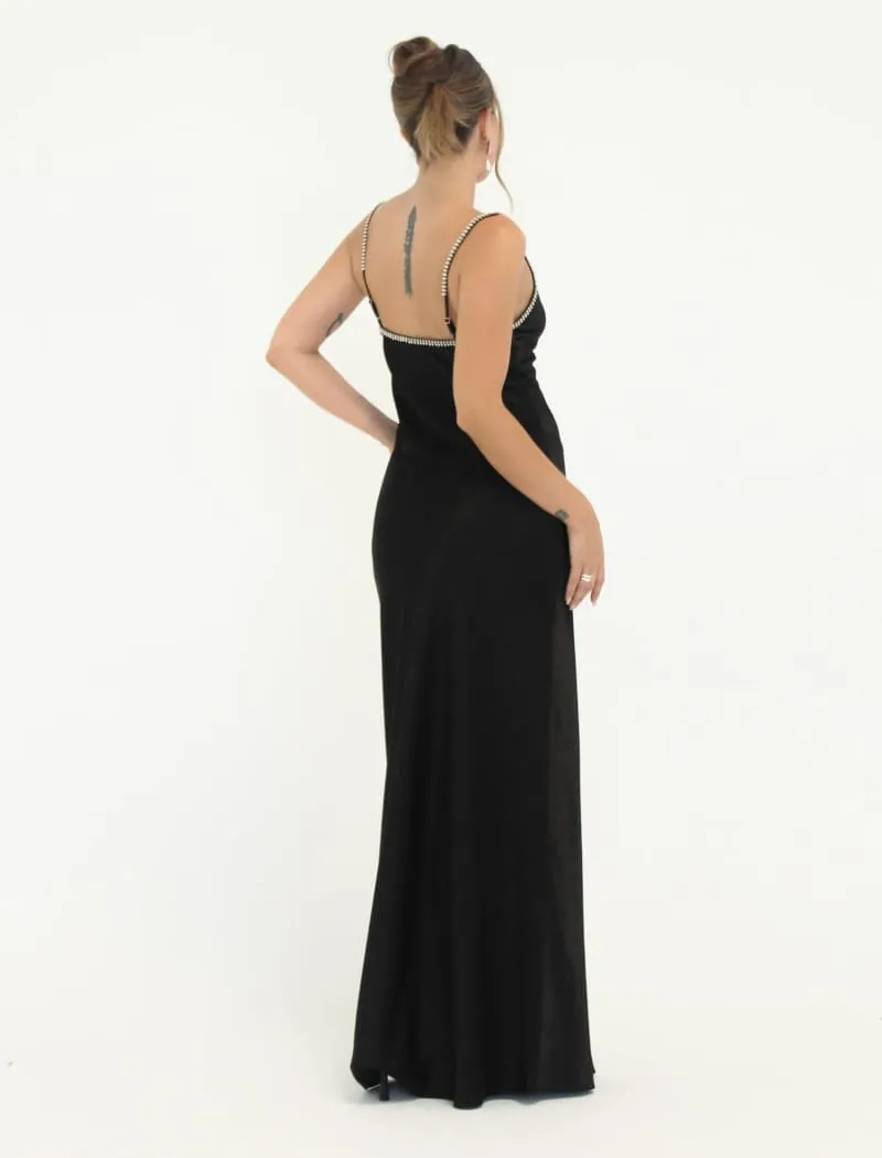 Diamond Maxi Dress | Black sold by Rumored product image thumbnail 5