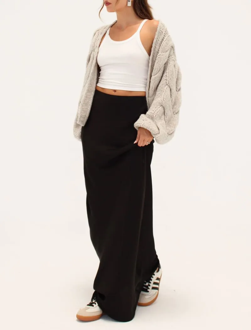 Archive Bias Maxi Skirt | Black sold by Rumored product image thumbnail 5