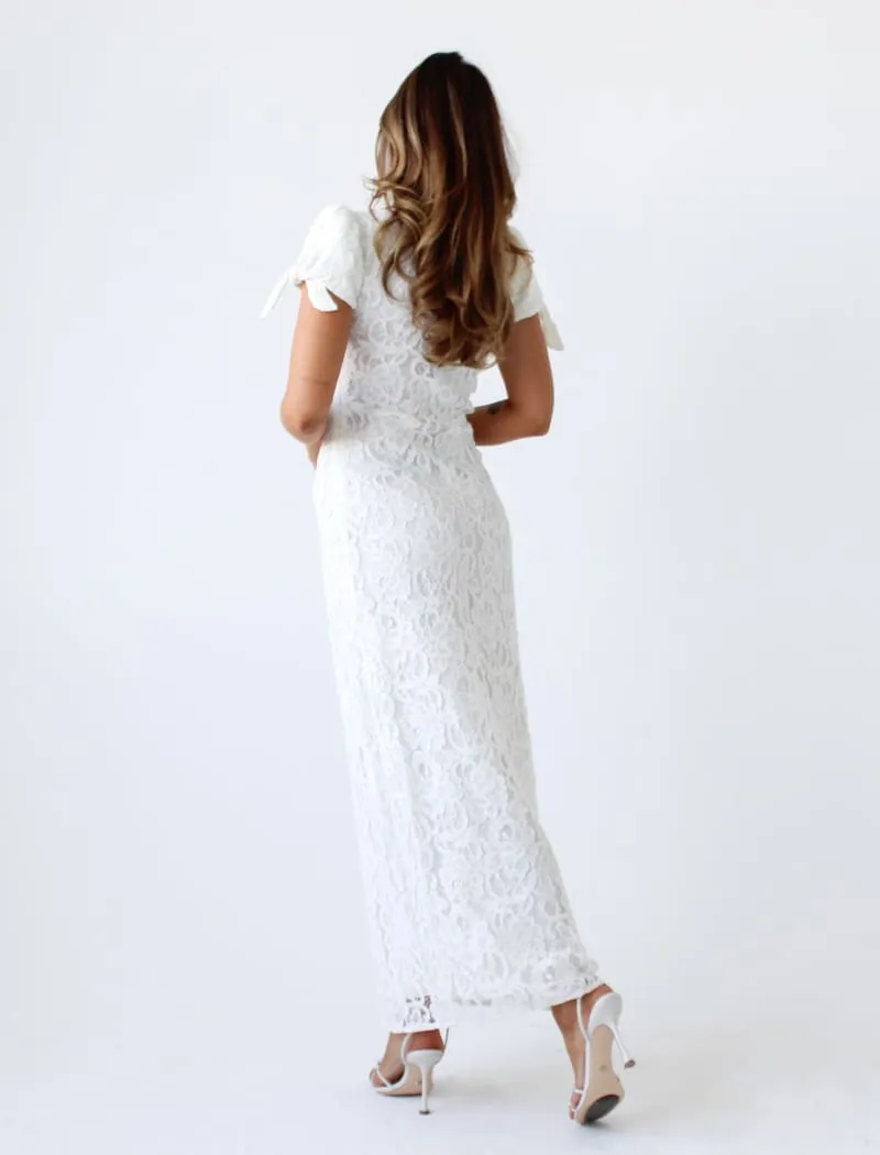 Dakota Maxi Dress | White Lace sold by Rumored product image thumbnail 4