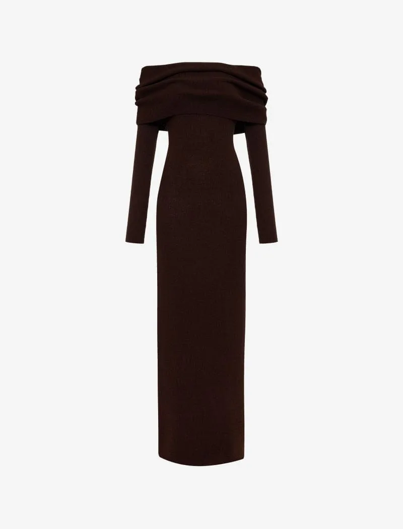 Winona Maxi Dress | Espresso sold by Rumored product image thumbnail 2