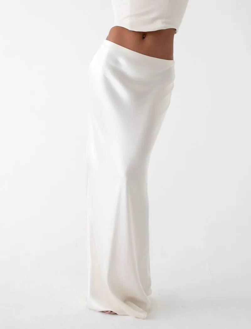 Archive Bias Maxi Skirt | Ivory sold by Rumored product image thumbnail 3