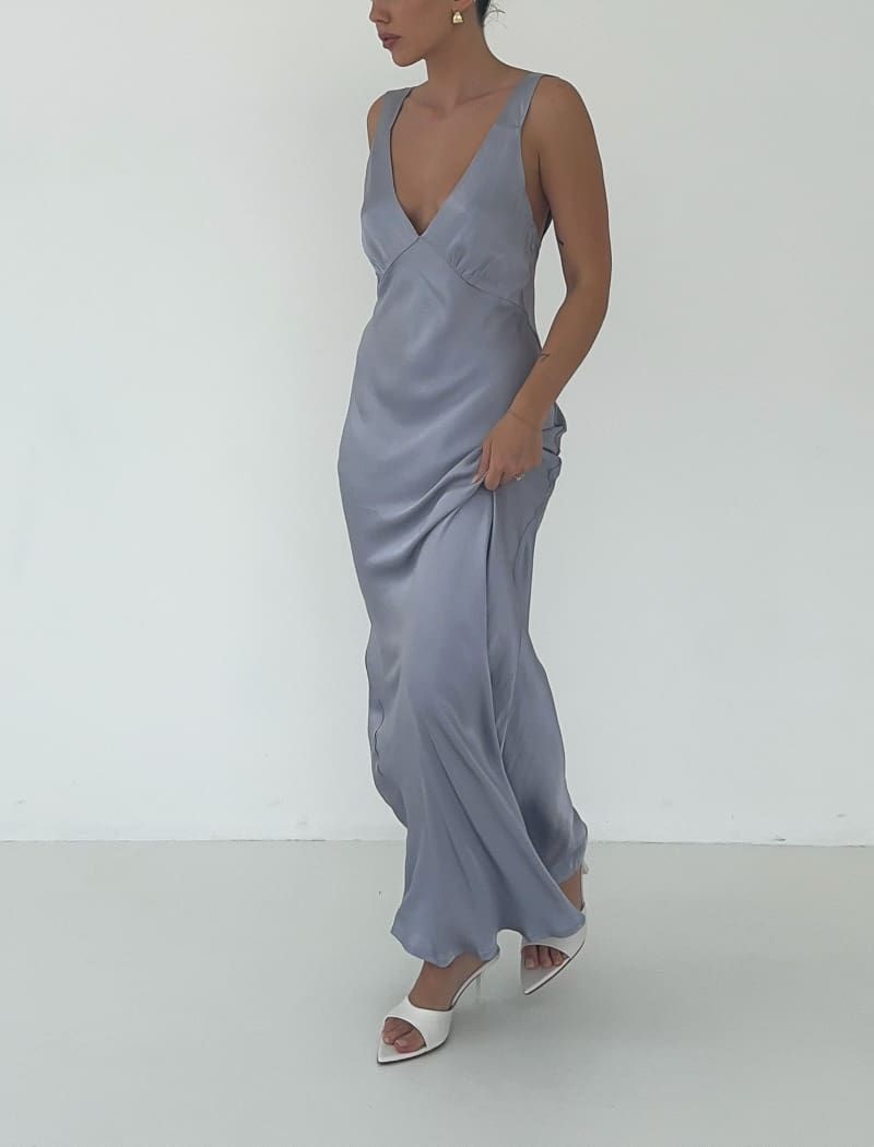 Sunset Strip Maxi Dress | Blue Ice sold by Rumored