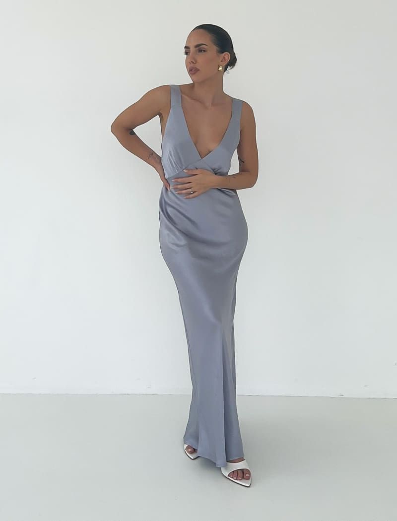 Sunset Strip Maxi Dress | Blue Ice sold by Rumored product image thumbnail 4