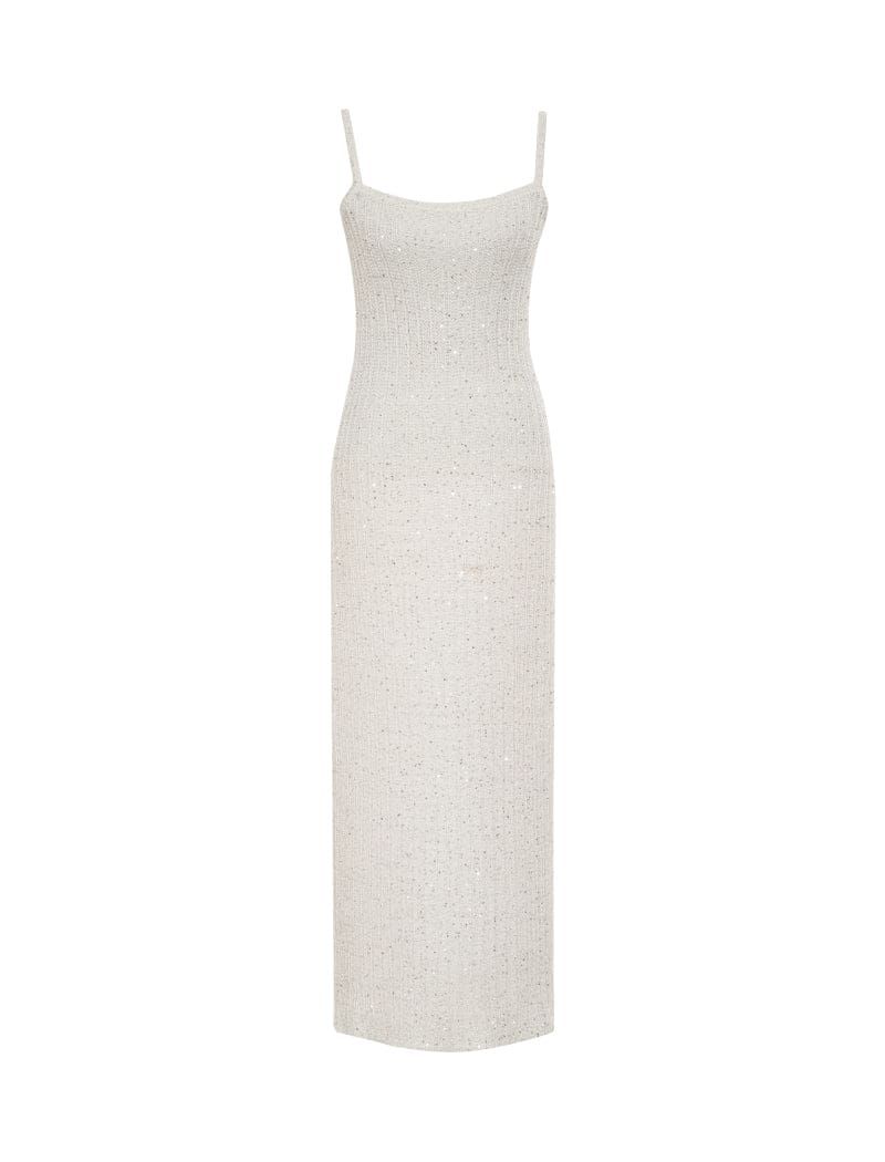 Palm Beach Maxi Dress | White Shimmer sold by Rumored product image thumbnail 2