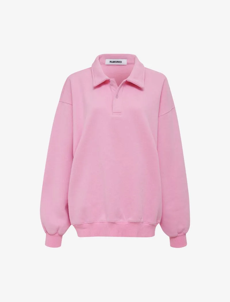 Airport Sweatshirt | Bonbon Pink sold by Rumored product image thumbnail 2