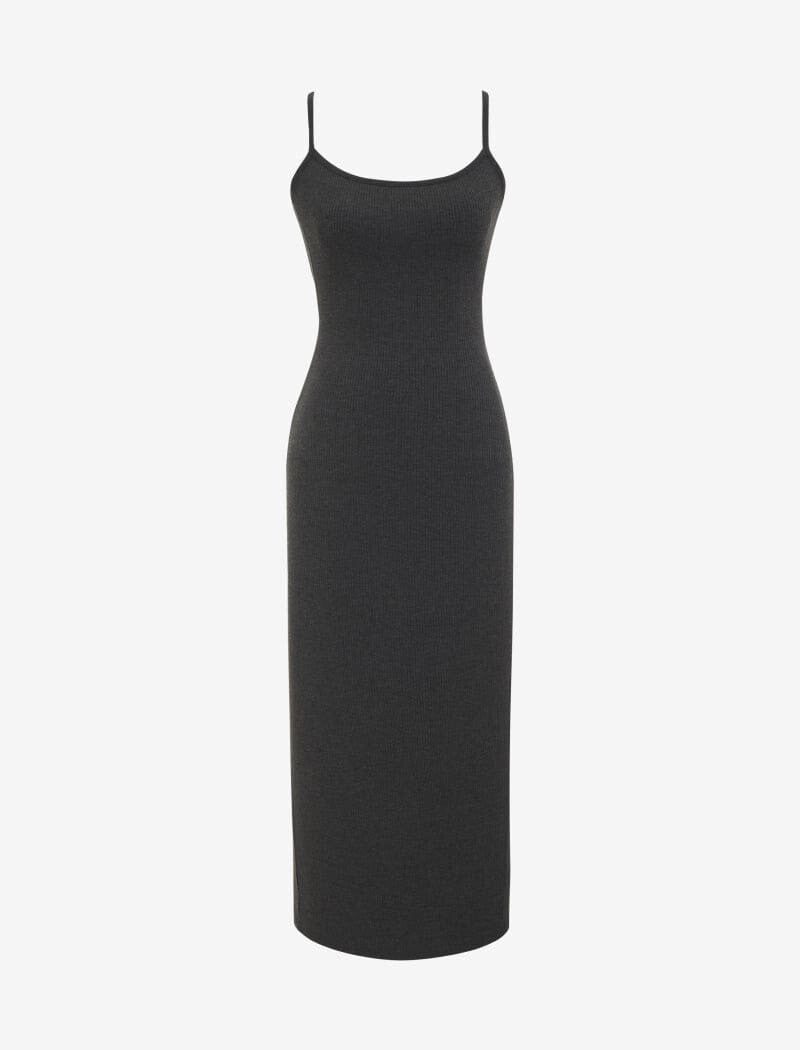 Effortless Midi Dress | Charcoal sold by Rumored product image thumbnail 2