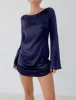 Sweet Talker Mini Dress | Sapphire sold by Rumored