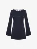 Sweet Talker Mini Dress | Sapphire sold by Rumored
