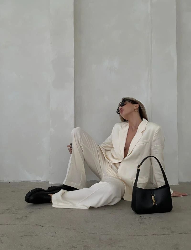 Banks Trouser | Cream sold by Rumored product image thumbnail 6