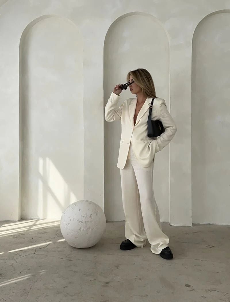 Banks Trouser | Cream sold by Rumored product image thumbnail 5