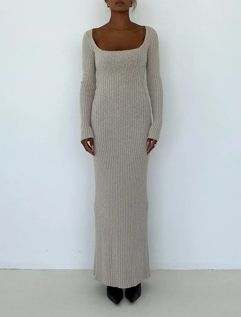 Alpine Maxi Dress | Natural sold by Rumored product image thumbnail 5