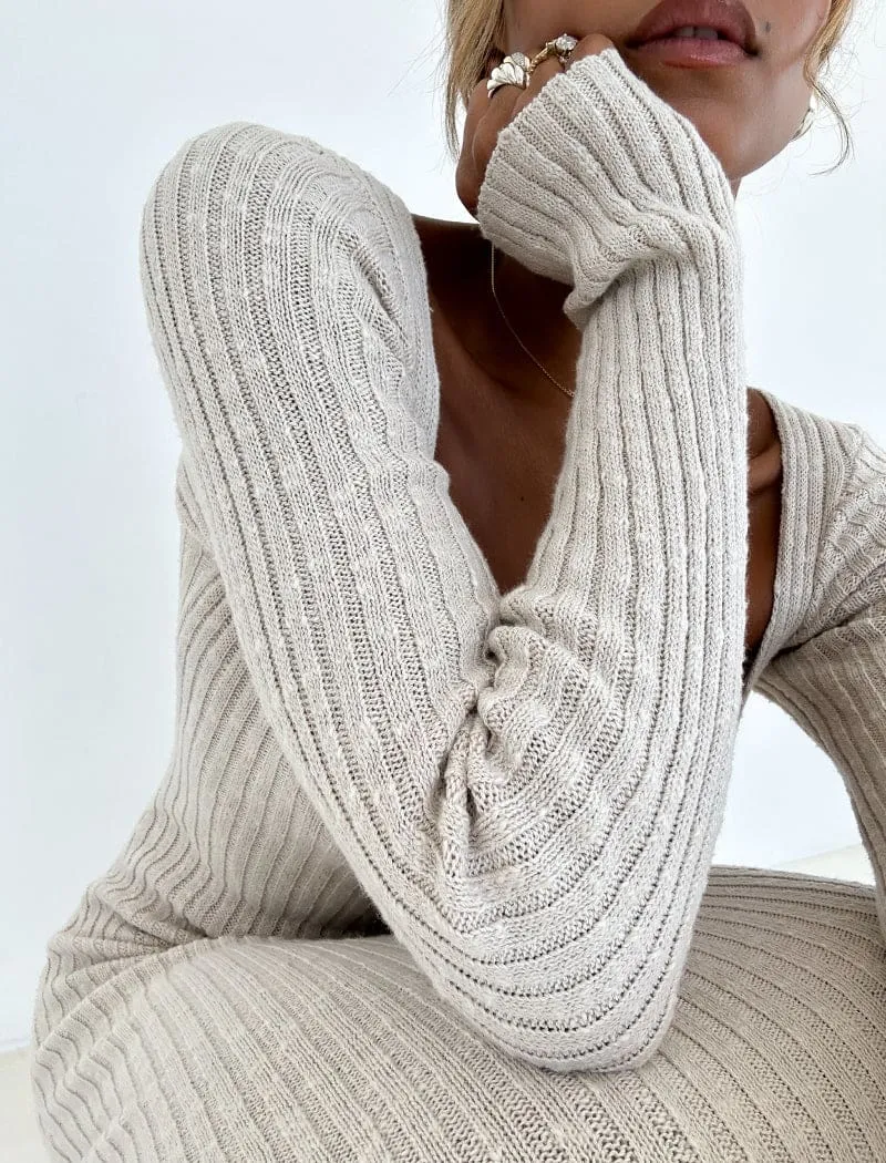 Alpine Maxi Dress | Natural sold by Rumored product image thumbnail 4