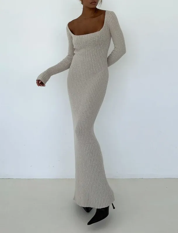 Alpine Maxi Dress | Natural sold by Rumored