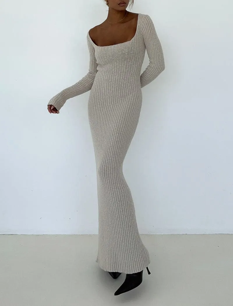 Alpine Maxi Dress | Natural sold by Rumored