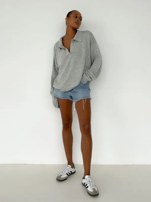 Delancey Sweater | Pearl Gray sold by Rumored