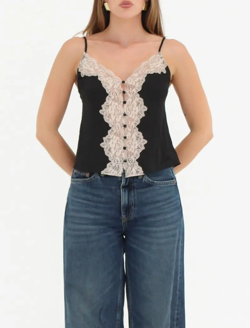 Chantilly Tank | Tuxedo sold by Rumored product image thumbnail 3