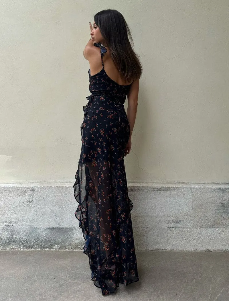 Just like Heaven Maxi Dress | Spanish Poppy sold by Rumored product image thumbnail 4