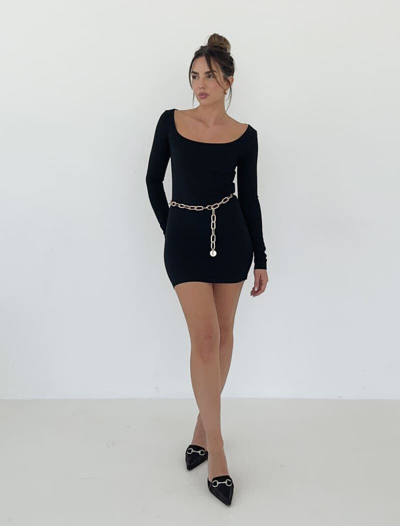 Prima Mini Dress | Black sold by Rumored product image thumbnail 4