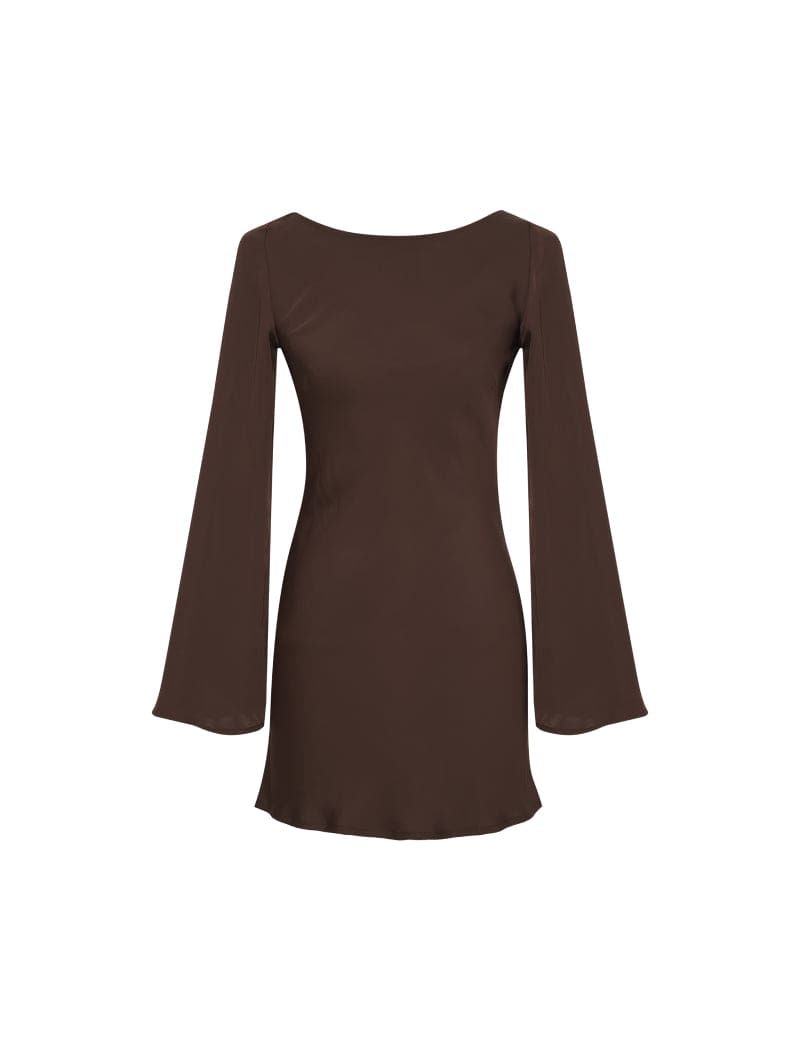 Sweet Talker Mini Dress | Hershey sold by Rumored product image thumbnail 2