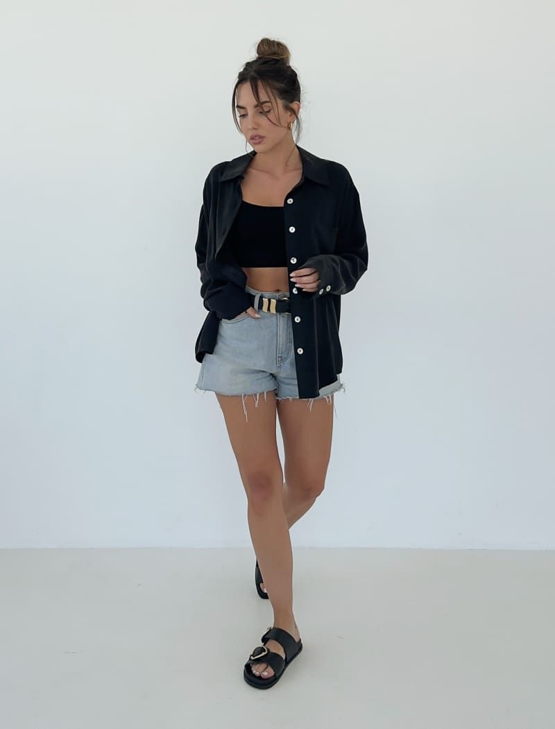 Riverside Button Up | Black sold by Rumored product image thumbnail 3