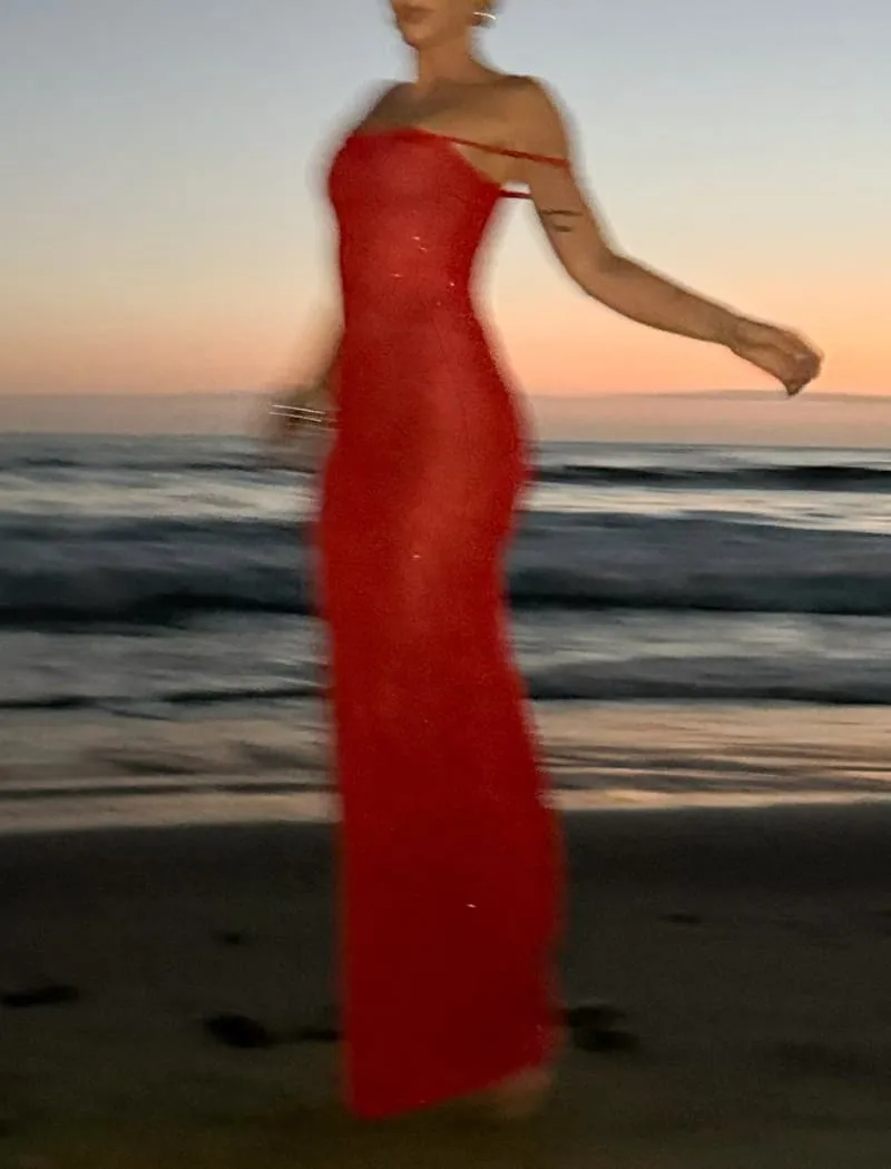 Palm Beach Maxi Dress | Red Sequin sold by Rumored product image thumbnail 5