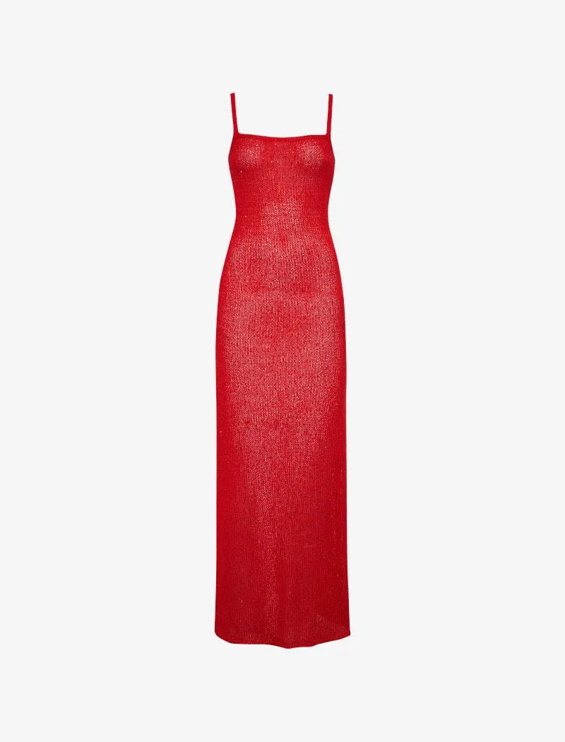 Palm Beach Maxi Dress | Red Sequin sold by Rumored product image thumbnail 2