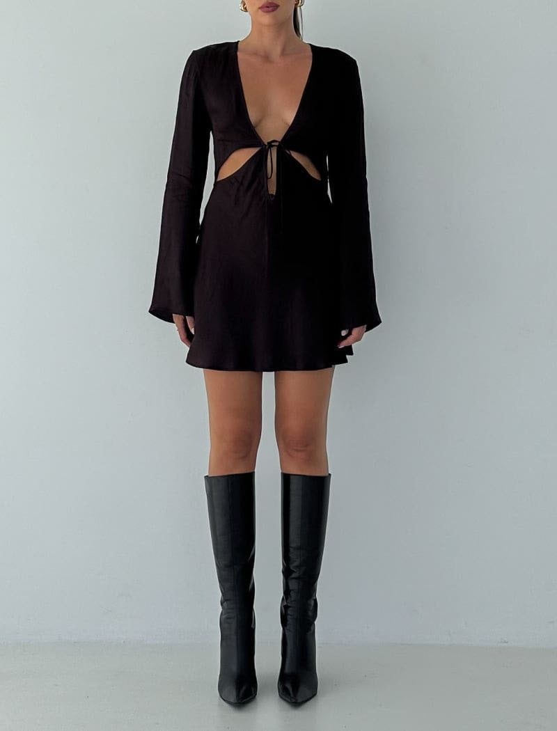 High Hopes Mini Dress | Espresso sold by Rumored product image thumbnail 4