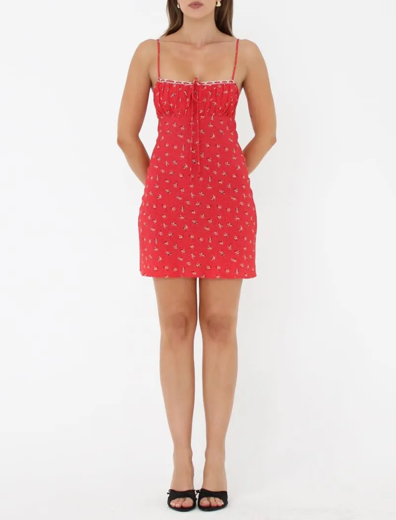 Suncoast Mini Dress | Pinup Red sold by Rumored product image thumbnail 4