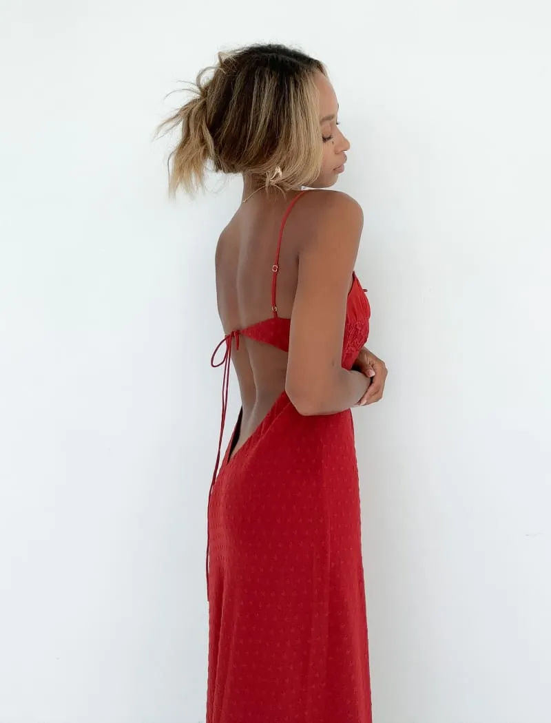 Midsummer Midi Dress | Crimson sold by Rumored