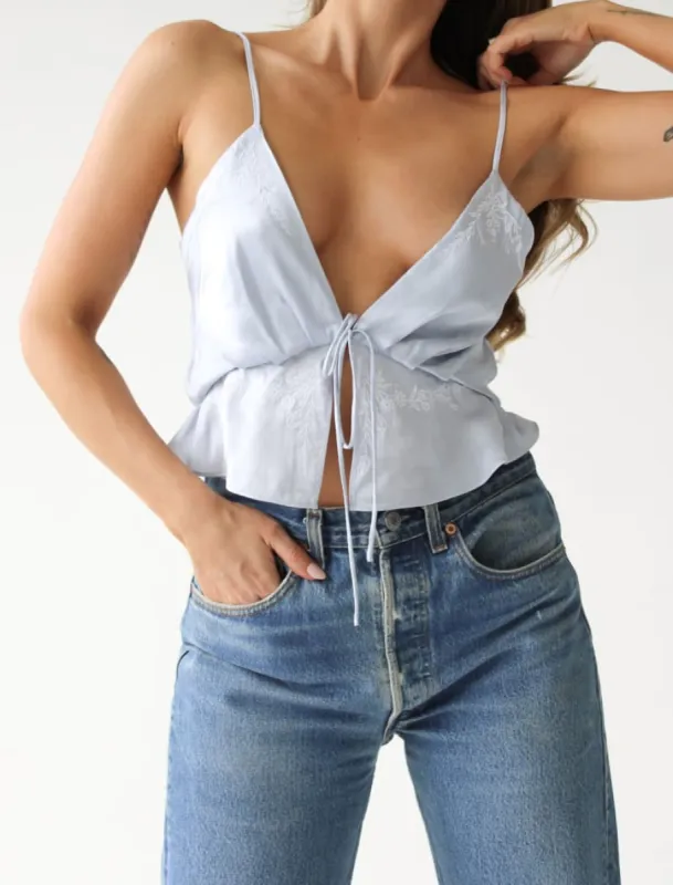 Wilder Top | Powder Blue made by Rumored