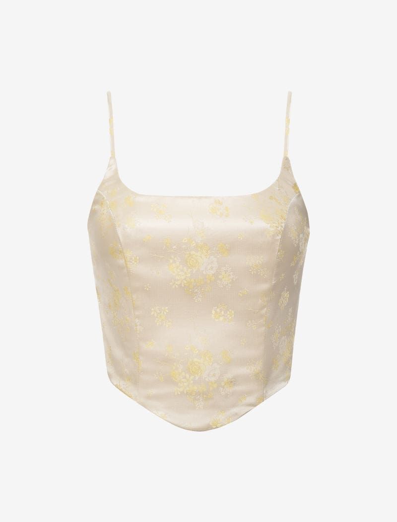 Kensington Corset | Floral Jacquard sold by Rumored product image thumbnail 2