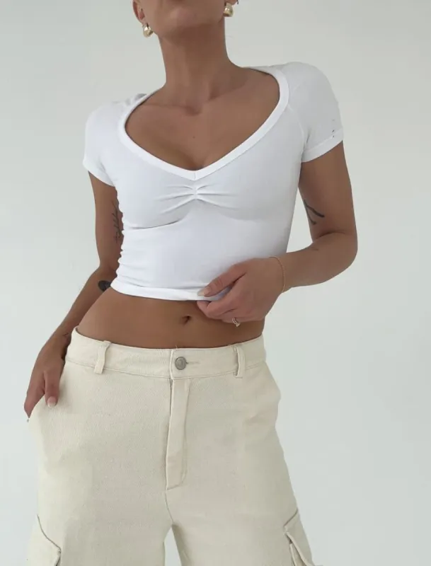 Ballpark Tee | White sold by Rumored