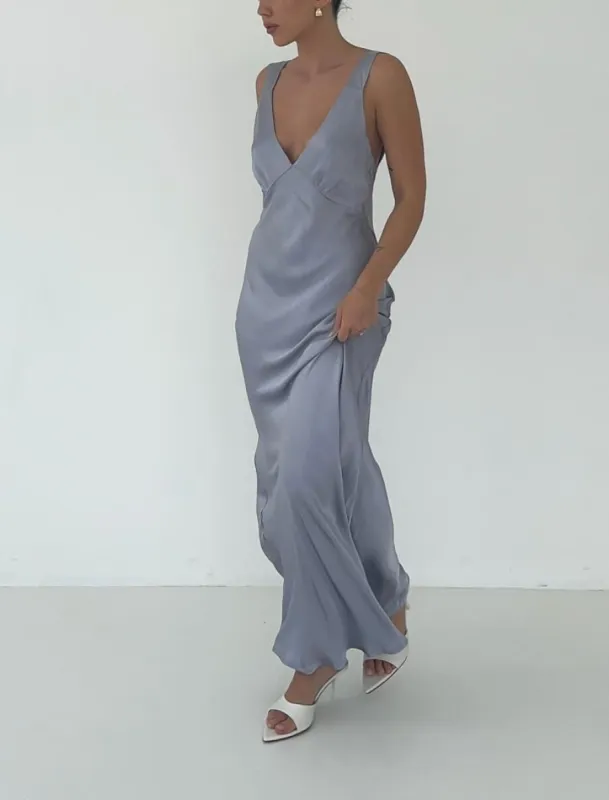 Sunset Strip Maxi Dress | Blue Ice sold by Rumored