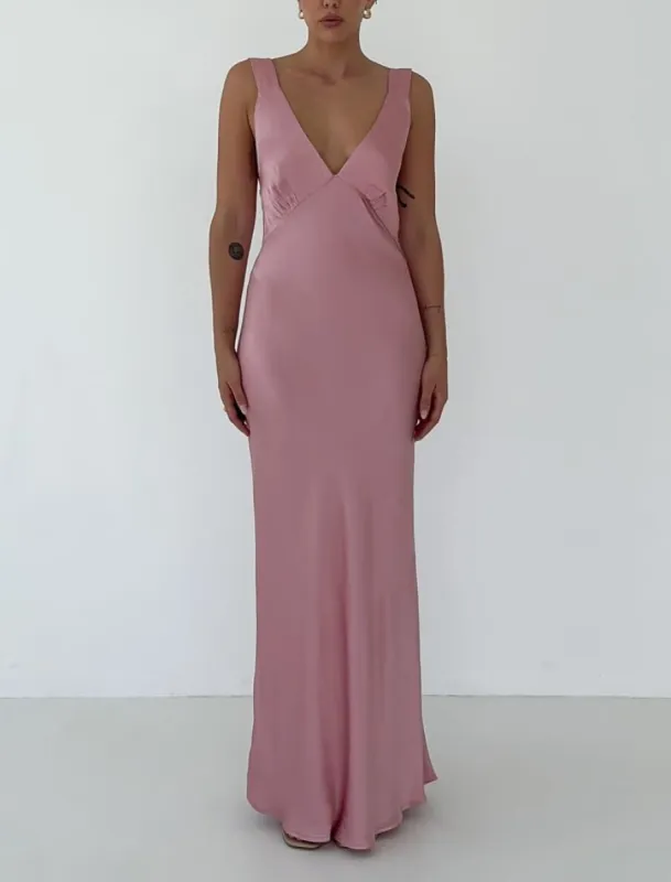 Sunset Strip Maxi Dress | Blush sold by Rumored