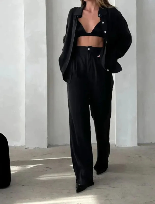 Riverside Pant | Black sold by Rumored