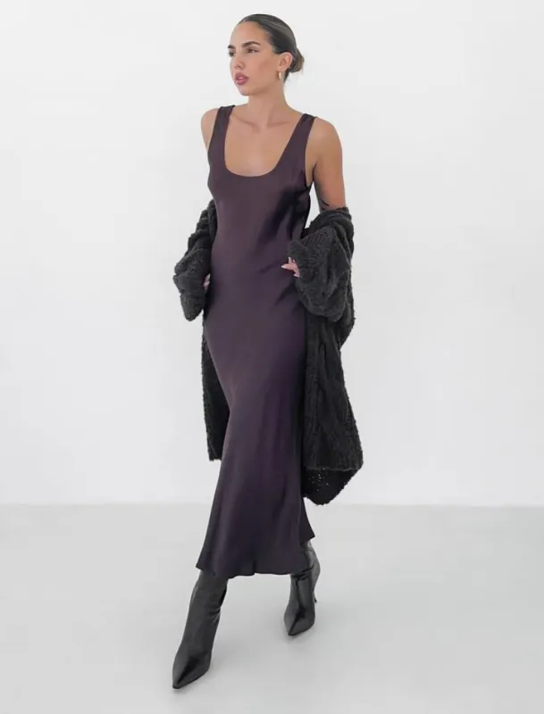 Market Midi Dress | Espresso sold by Rumored