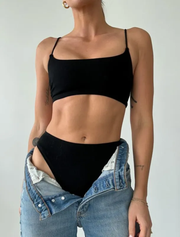 Back to Basics Bra | Black sold by Rumored