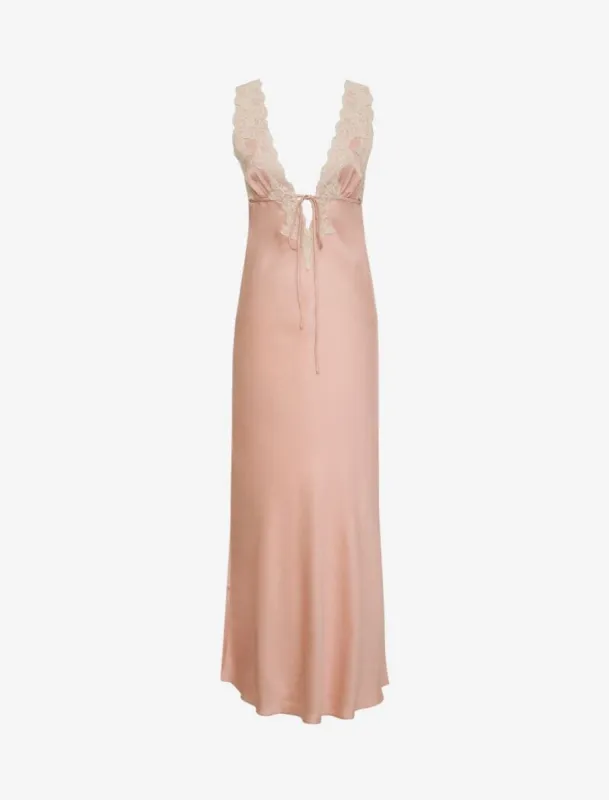 Venice Maxi Dress | Baby Pink sold by Rumored