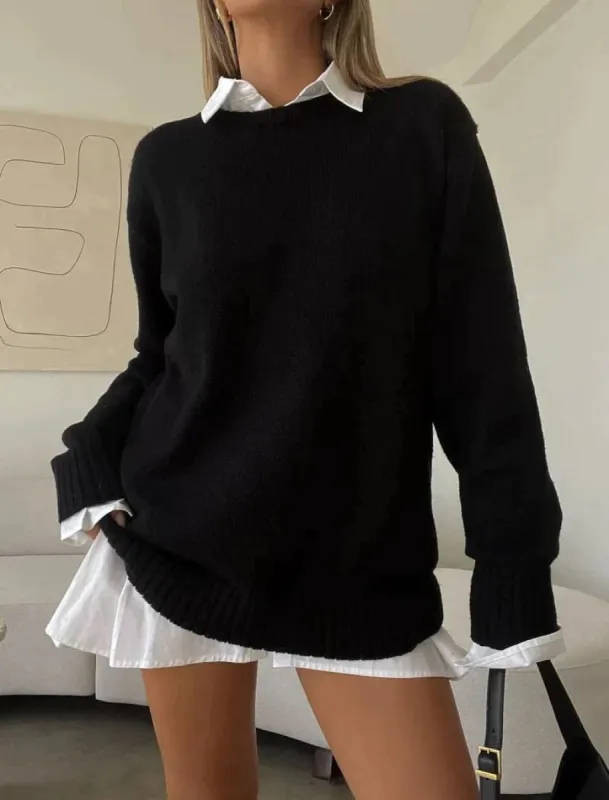 Park City Sweater | Black sold by Rumored