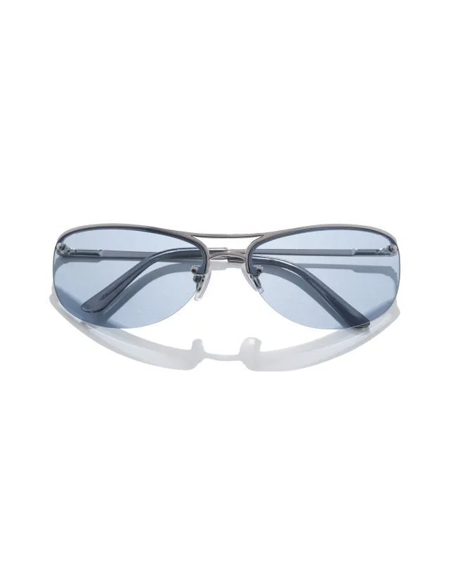 slim ; polished silver / periwinkle made by Szade