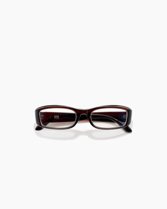 hart ; espresso / clear anti blue light made by Szade