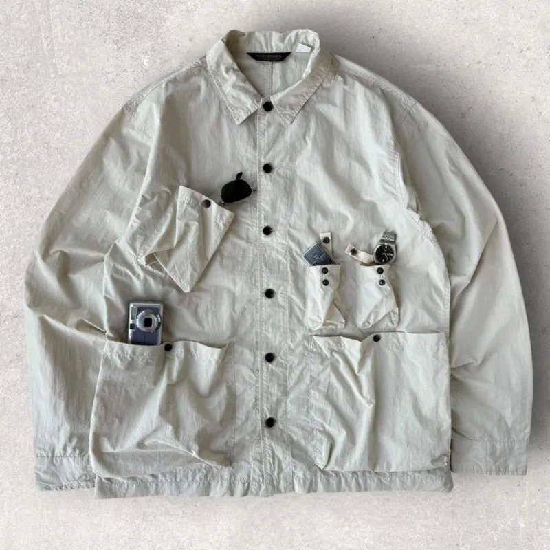 Uniform Bridge Ivory Field Utility Shacket XL made by Uniform Bridge