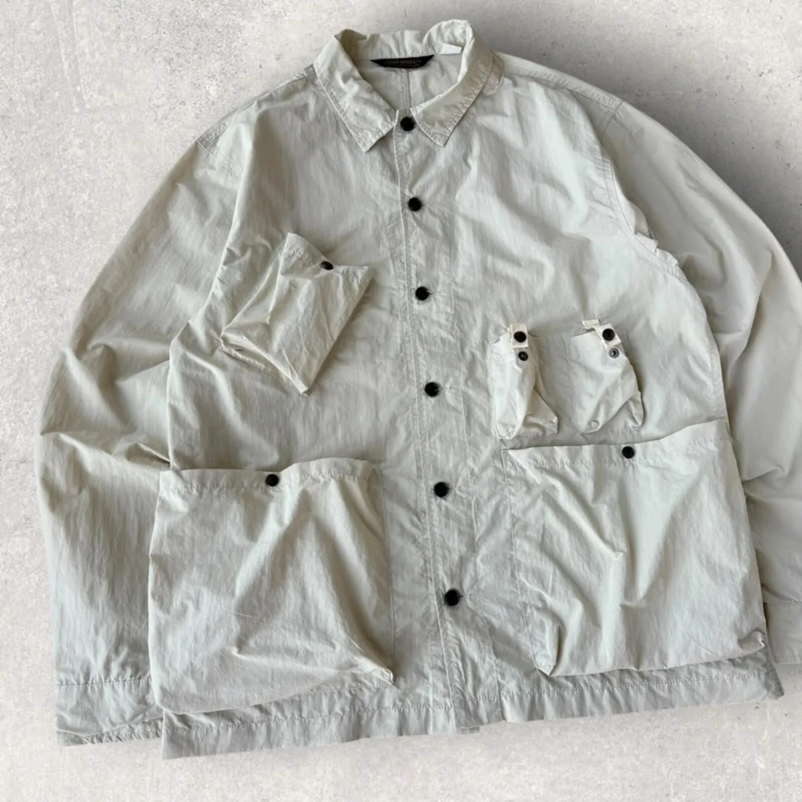 Uniform Bridge Ivory Field Utility Shacket XL sold by WearHouse UK product image thumbnail 5