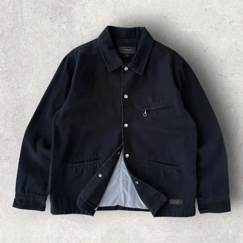 Uniform Bridge Canvas Detroit Jacket Black M made by Uniform Bridge