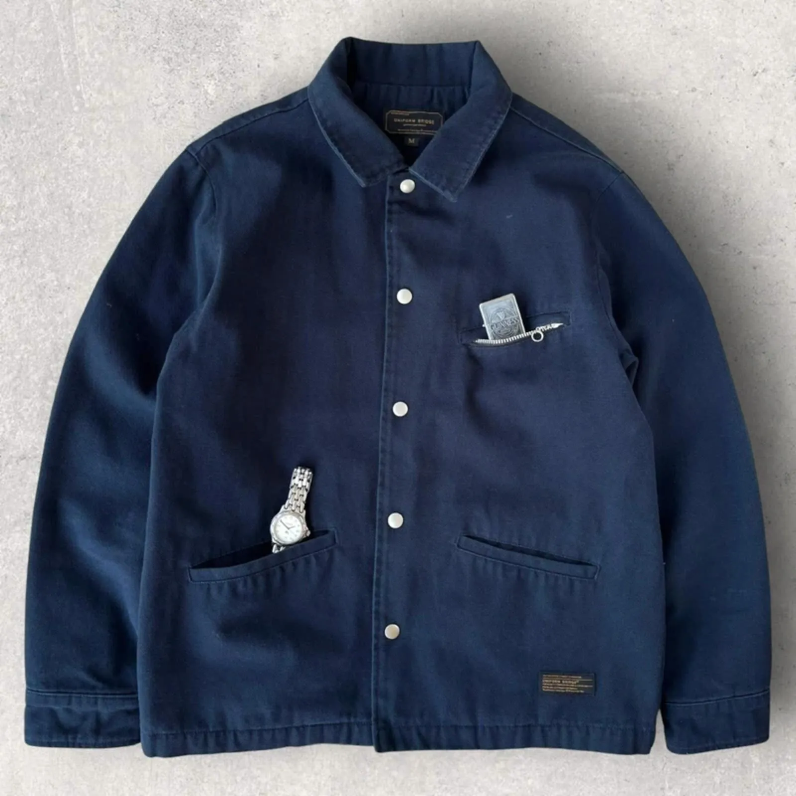 Uniform Bridge Detroit Canvas Jacket Navy M sold by WearHouse UK