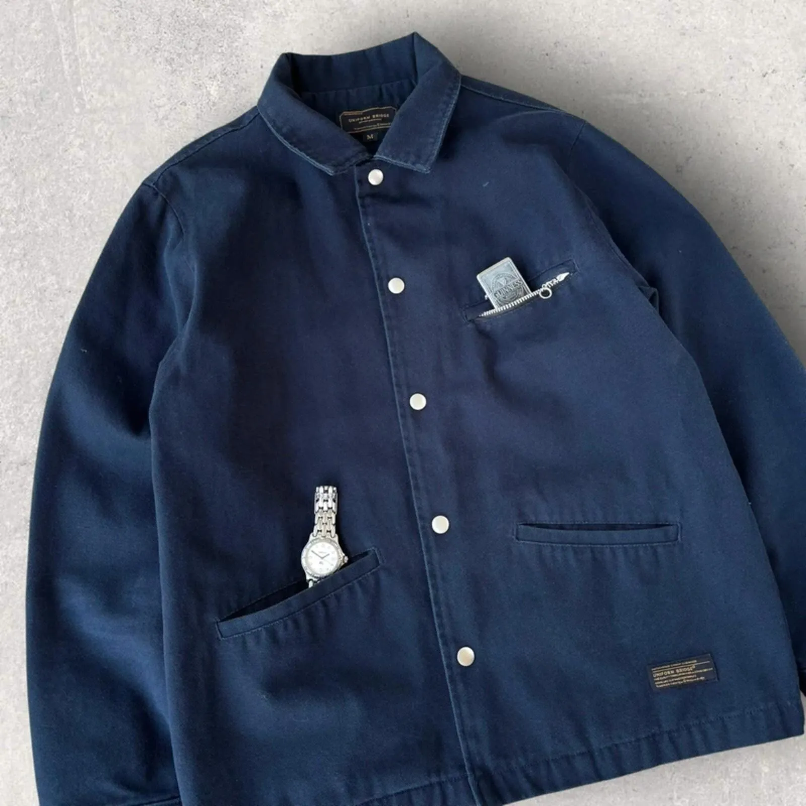 Uniform Bridge Detroit Canvas Jacket Navy M sold by WearHouse UK product image thumbnail 2
