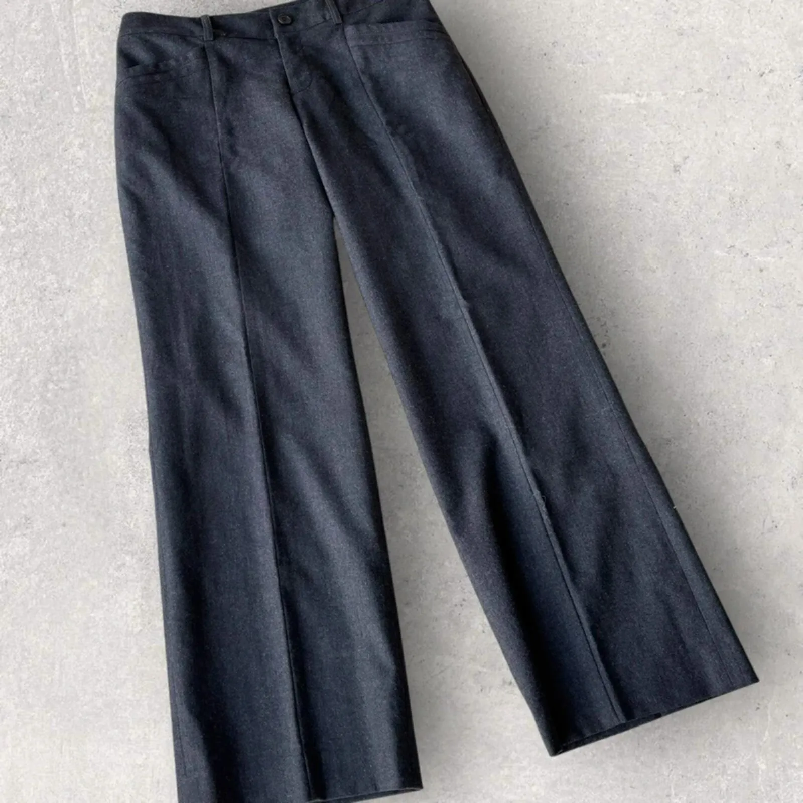J.Press Japan Pleated Straight Tailored Trouser Dark Grey W30 Japan Import sold by WearHouse UK product image thumbnail 3