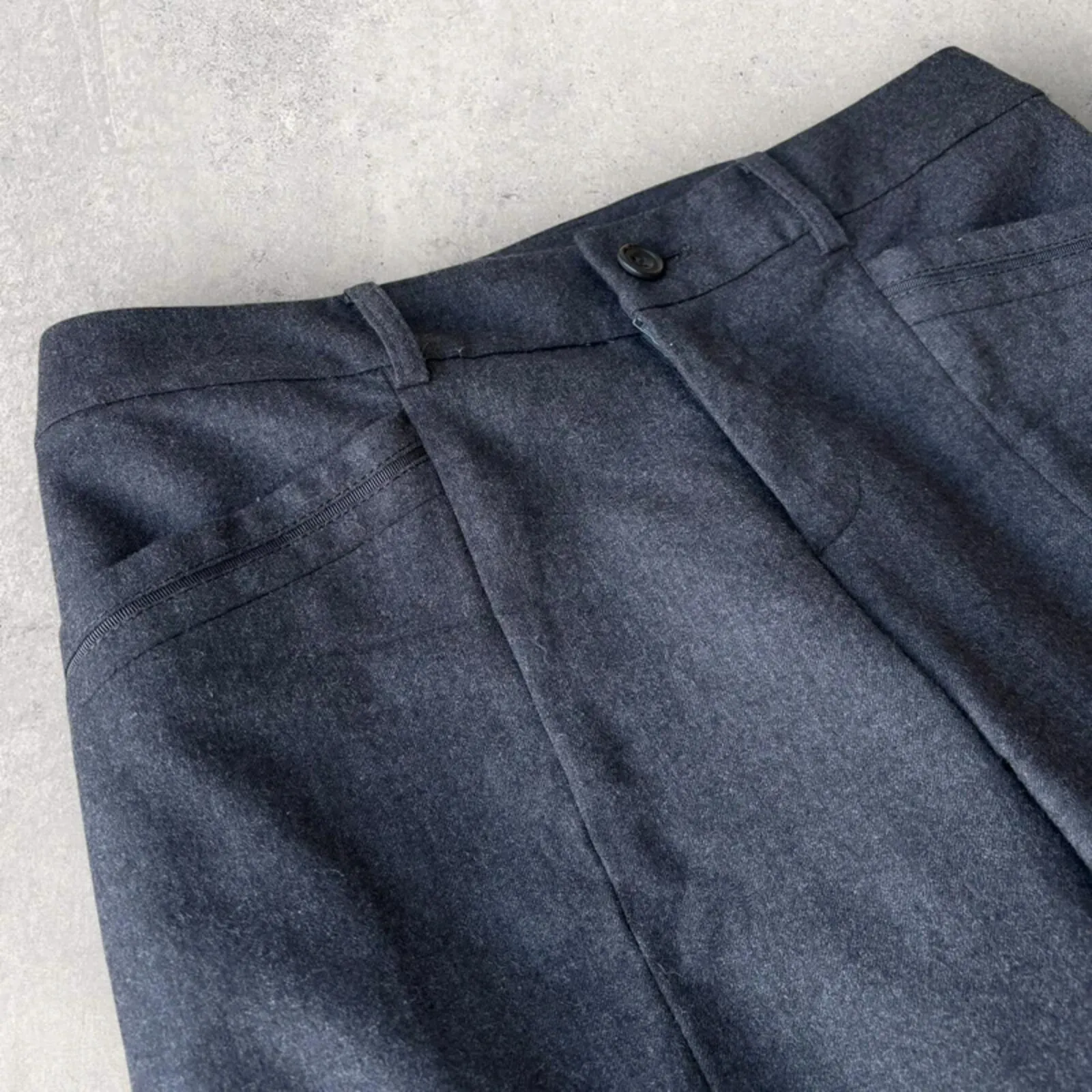 J.Press Japan Pleated Straight Tailored Trouser Dark Grey W30 Japan Import sold by WearHouse UK product image thumbnail 5