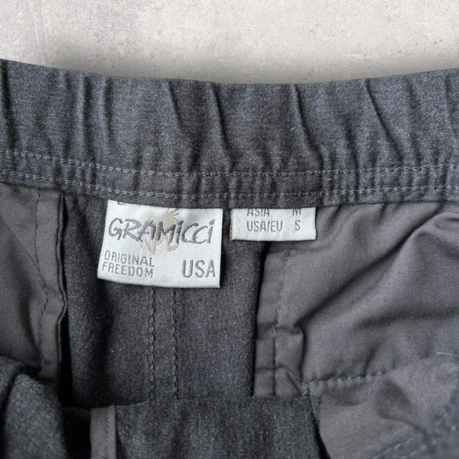Gramicci Cropped Relaxed Pant Grey S sold by WearHouse UK product image thumbnail 5