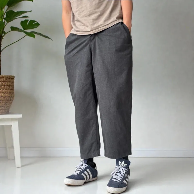 Gramicci Cropped Relaxed Pant Grey S made by Gramicci